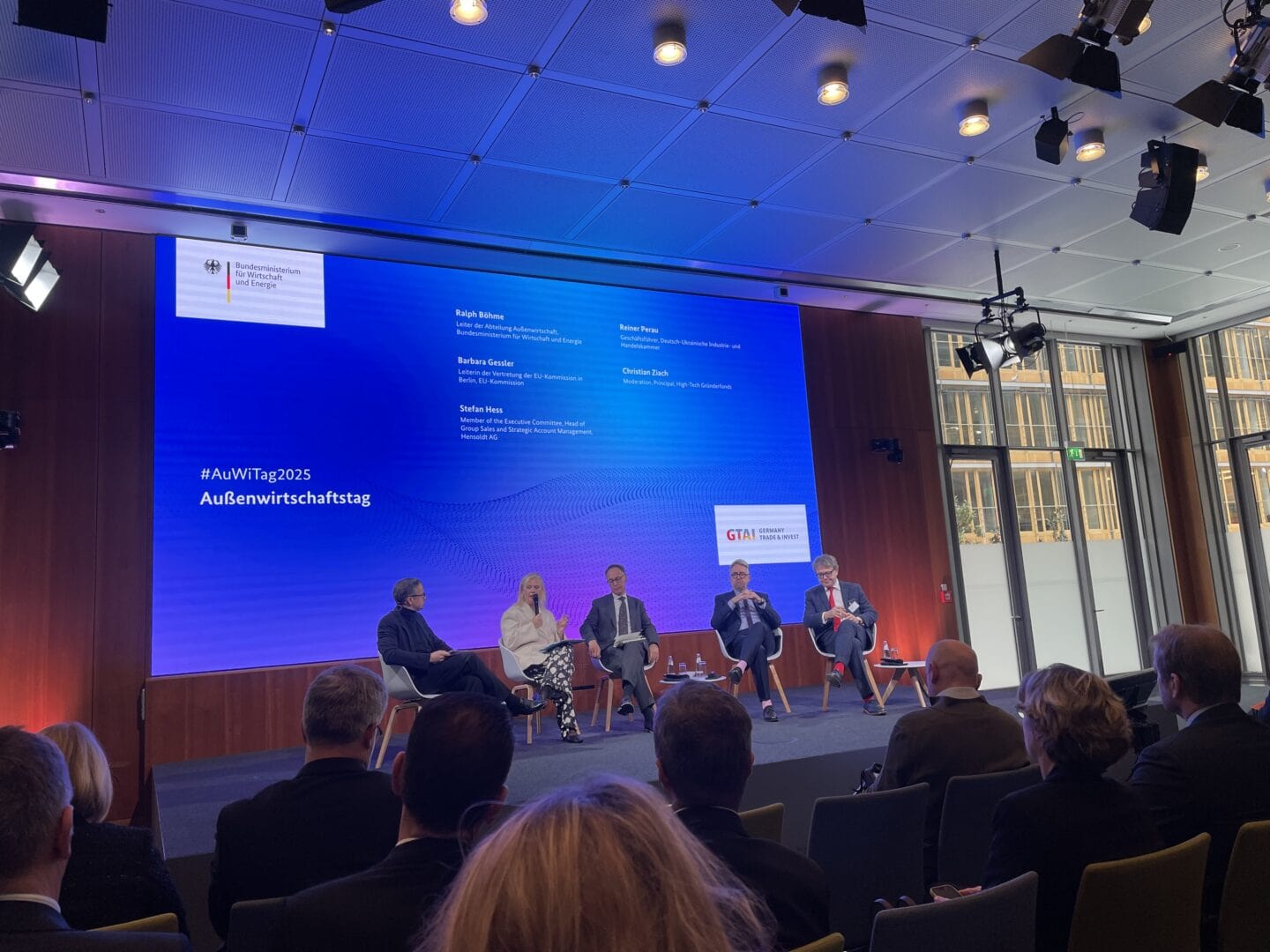 Paneldiskussion auf dem Ausßenwirtschaftstag 2025